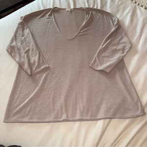 Wilfred Free Soft Pink V-Neck Top